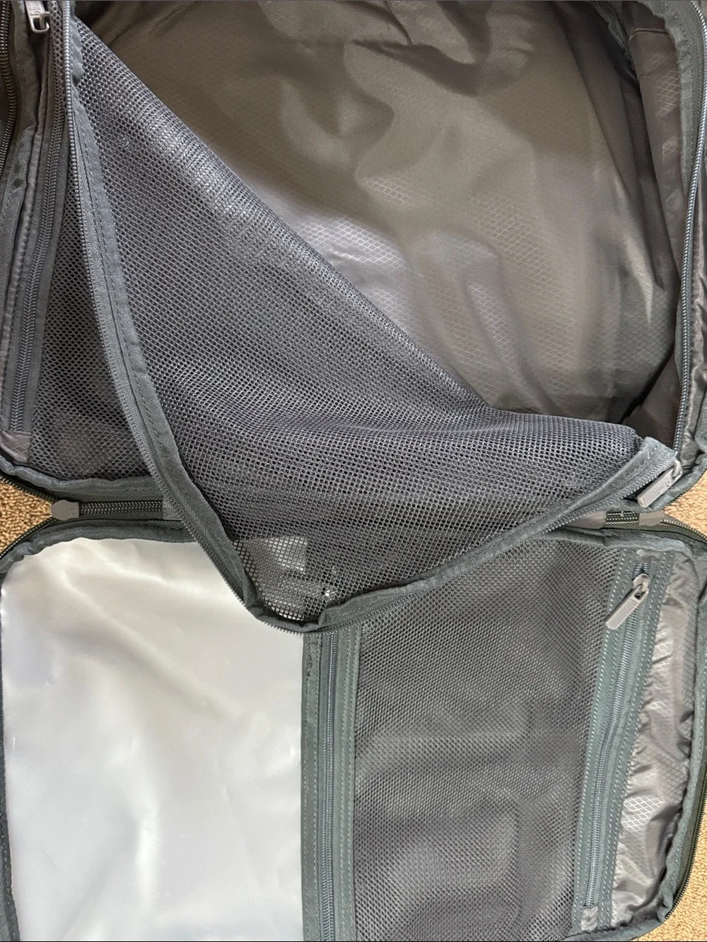 Men's Sleek BlackBackpack and PC Bag With Multiple Spacious Storage Areas